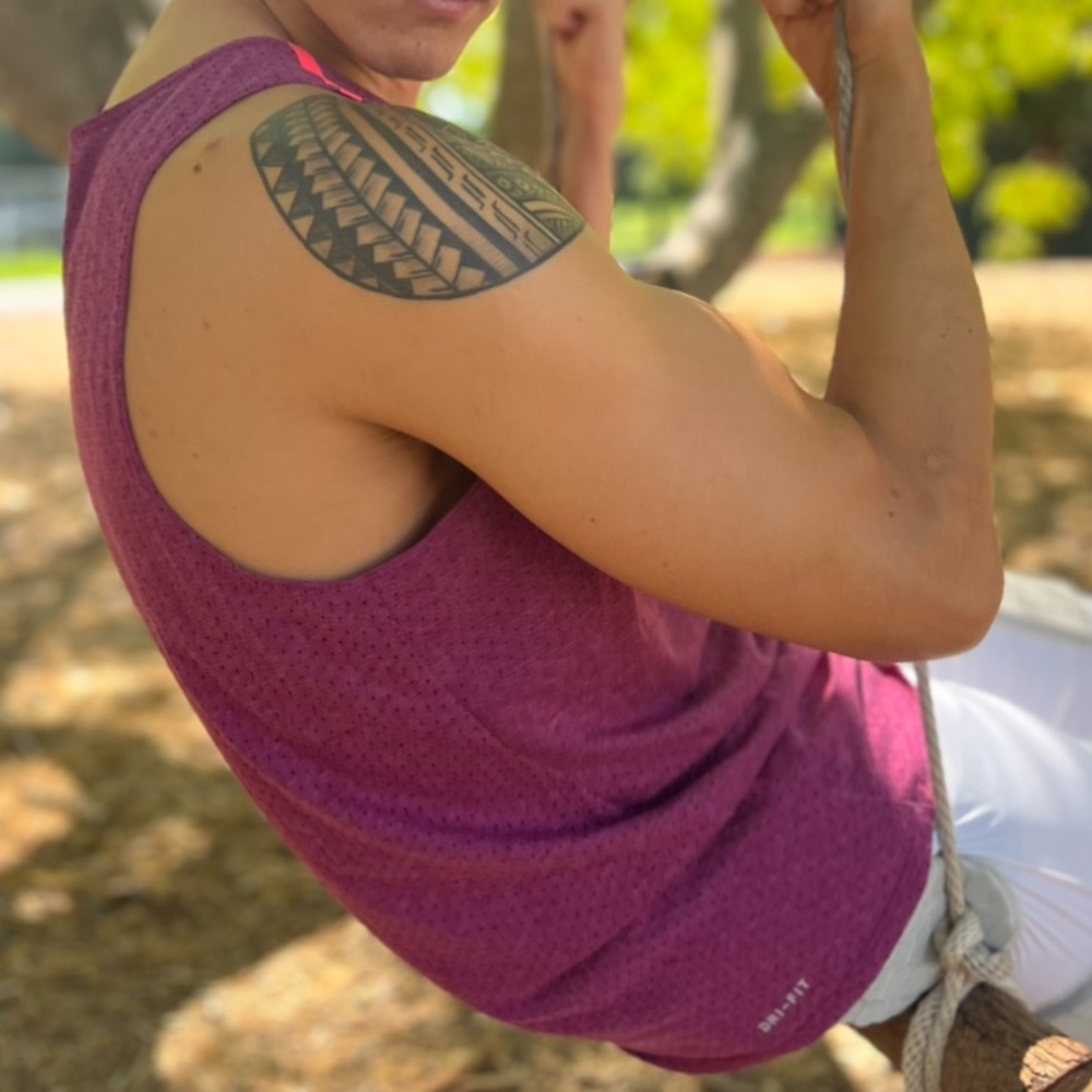 NIKE BREATHE TAILWIND MEN Tank Top SHIRT RUNNING 833130 RUN SLEEVELESS MESH AIR - Picture 7 of 16